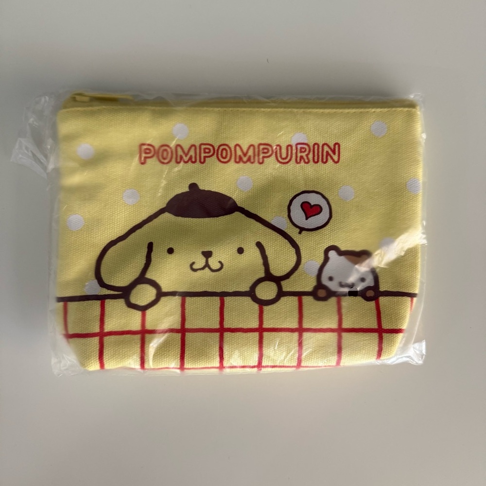 Sanrio Pompompurin Canvas Pouch